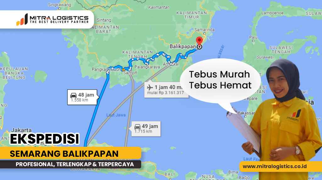 Jasa Pengiriman Barang Semarang Ke Balikpapan