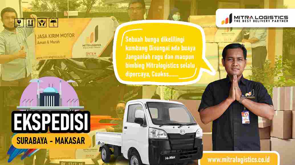 ekspedisi surabaya makassar