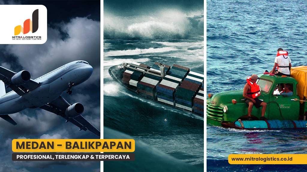 cargo medan balikpapan