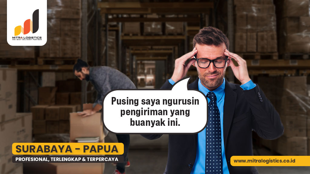 gambar pengiriman banyak surabaya papua