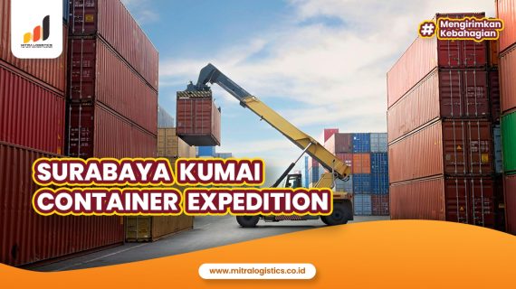 surabaya kumai container expedition