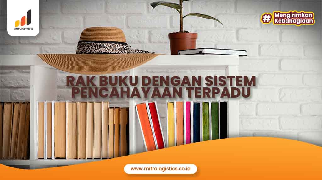 Rak Buku dengan Sistem Pencahayaan Terpadu