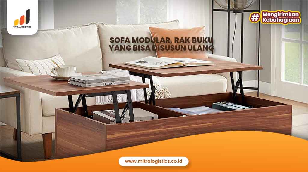 Sofa Modular, Rak Buku Yang Bisa Disusun Ulang, Atau Meja Kopi