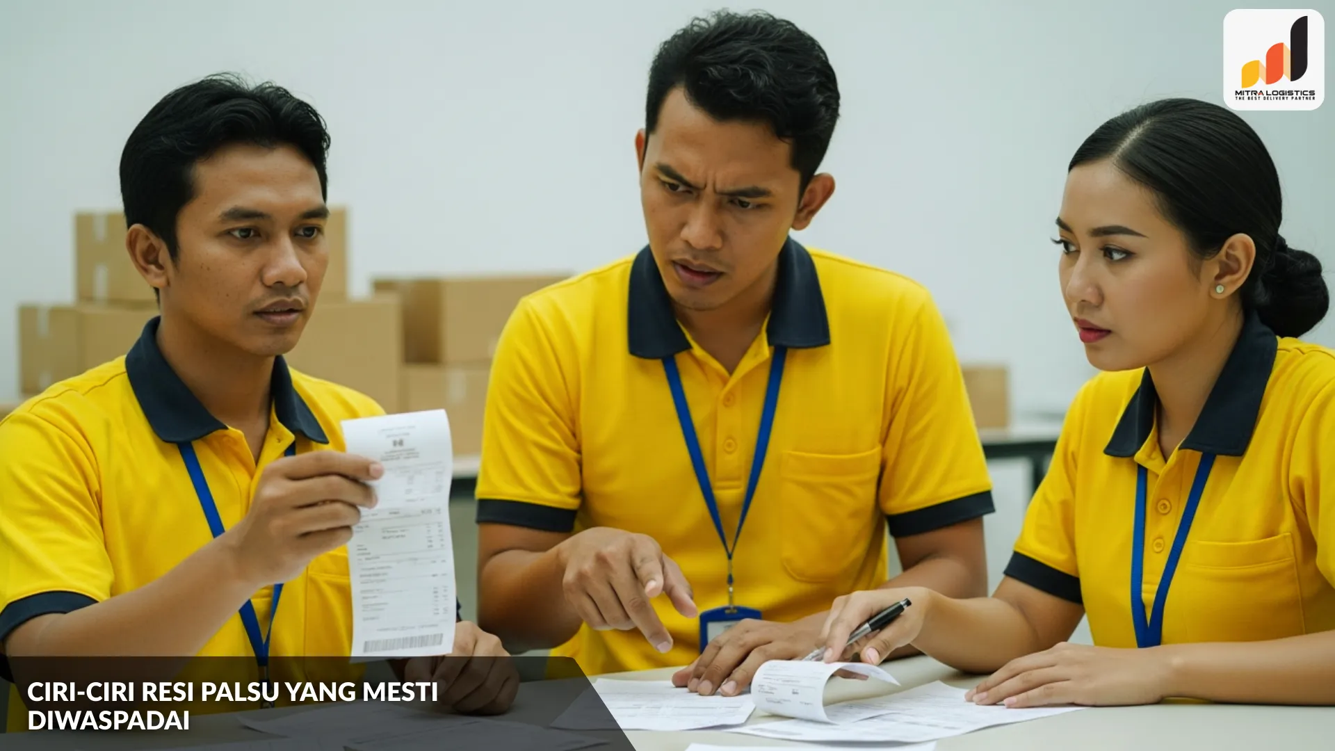 cara membedakan resi asli dan palsu