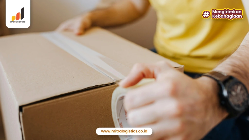 proses packing barang