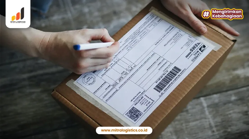 label dan alamat pengiriman