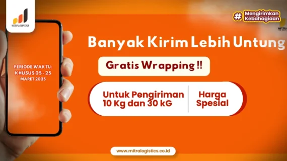 Promo Gratis Wrapping, Banyak Kirim Lebih Untung