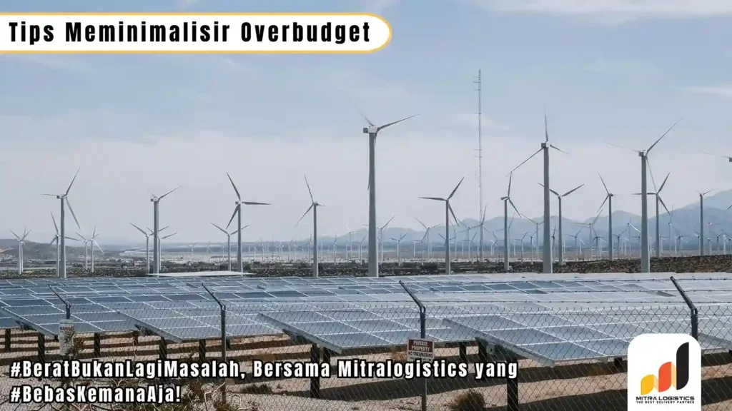 biaya untuk mengangkut turbin angin