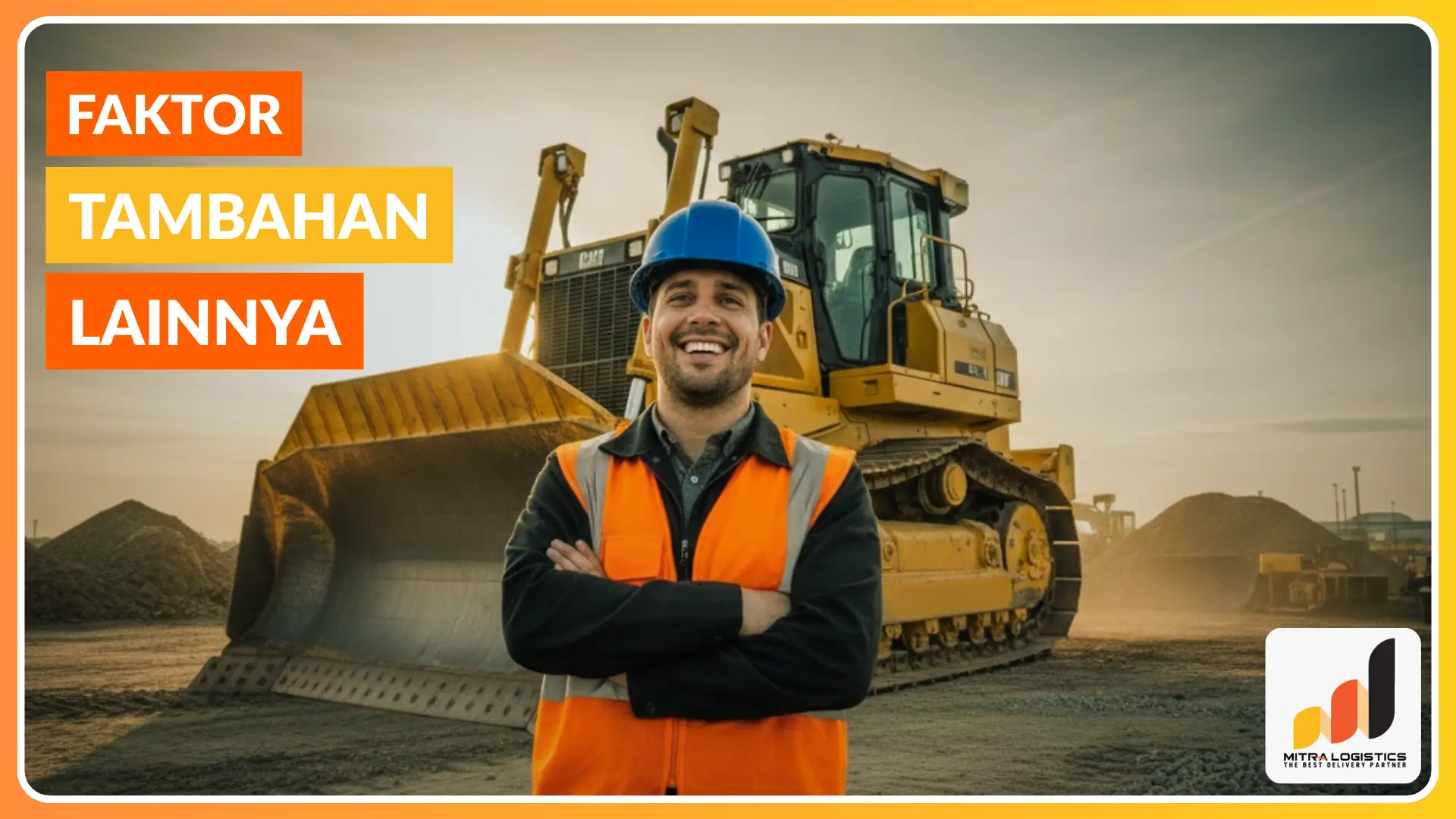 biaya pengiriman bulldozer