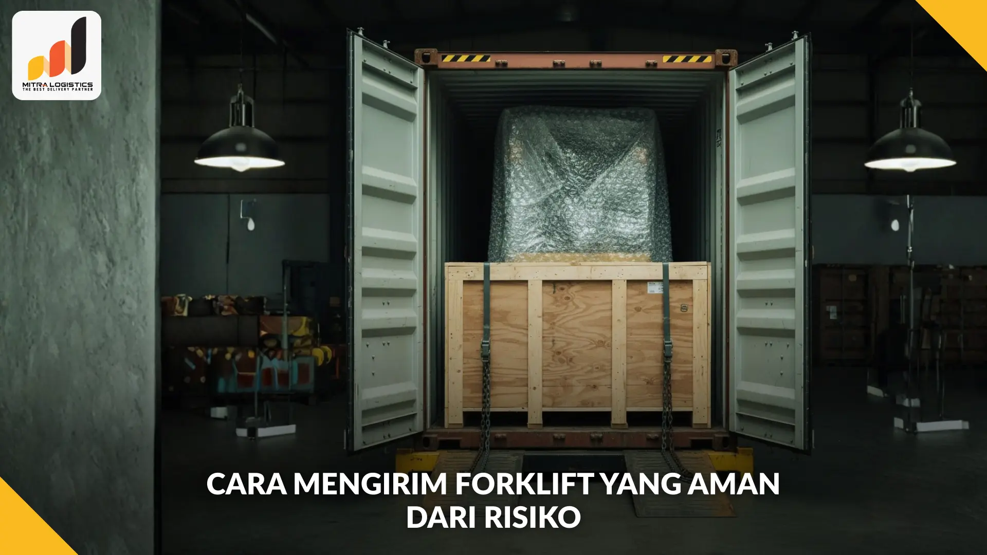 cara mengirim forklift