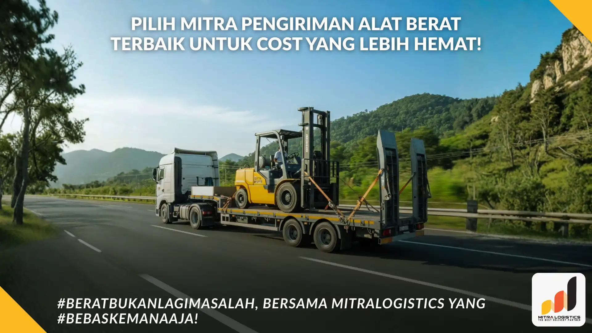 cara mengirim forklift