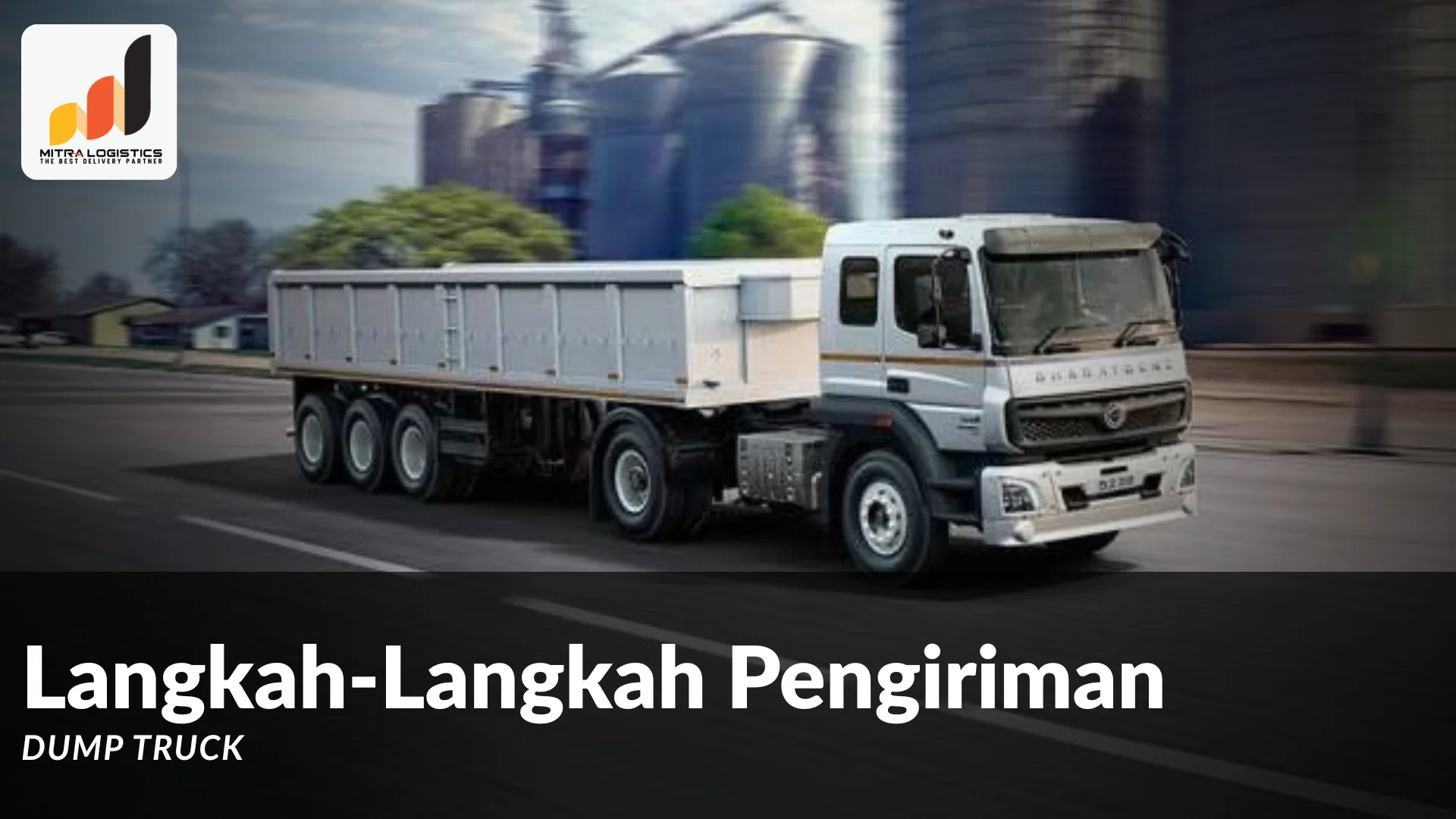 cara mengirim dump truck