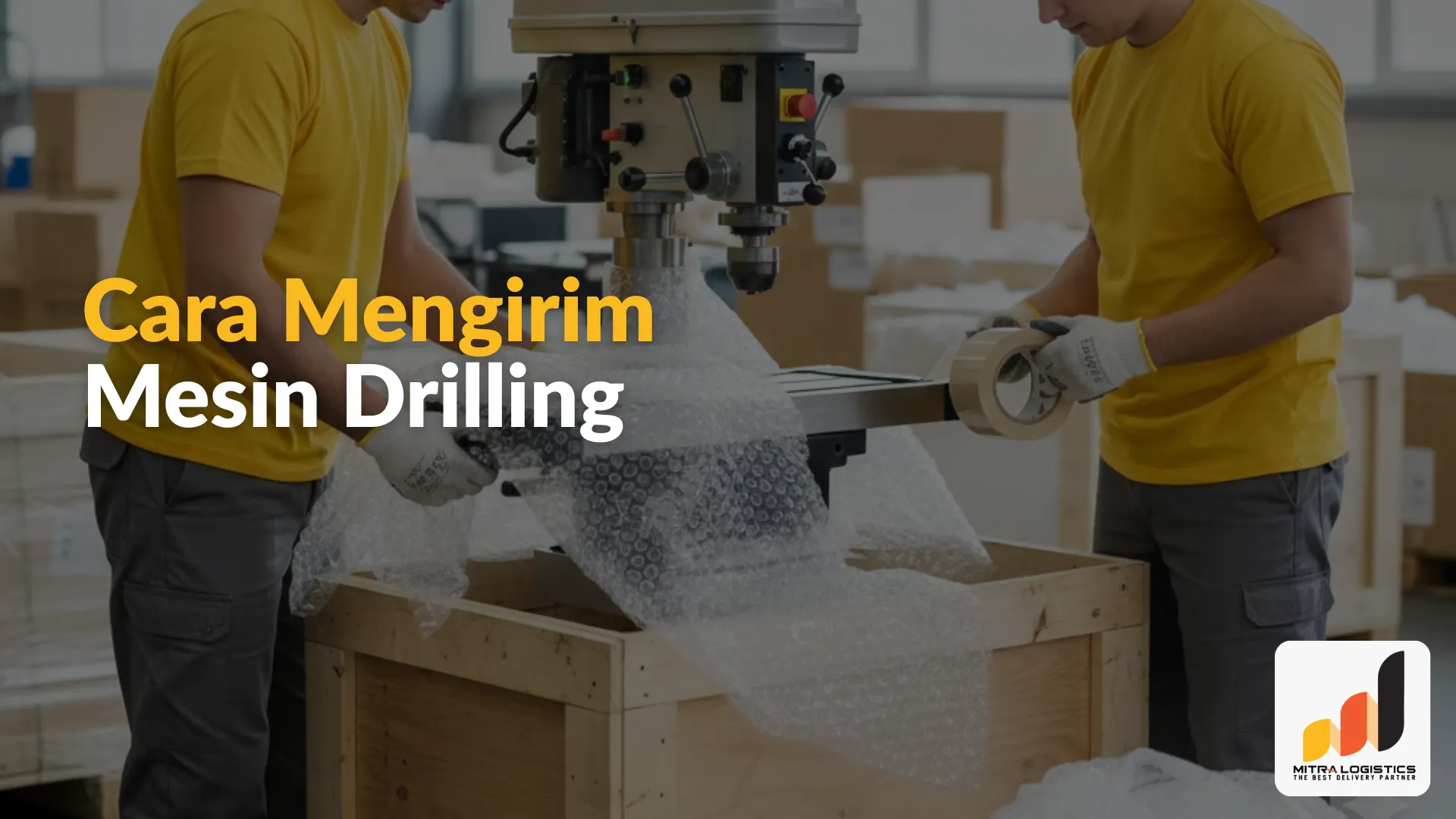 cara mengirim mesin drilling