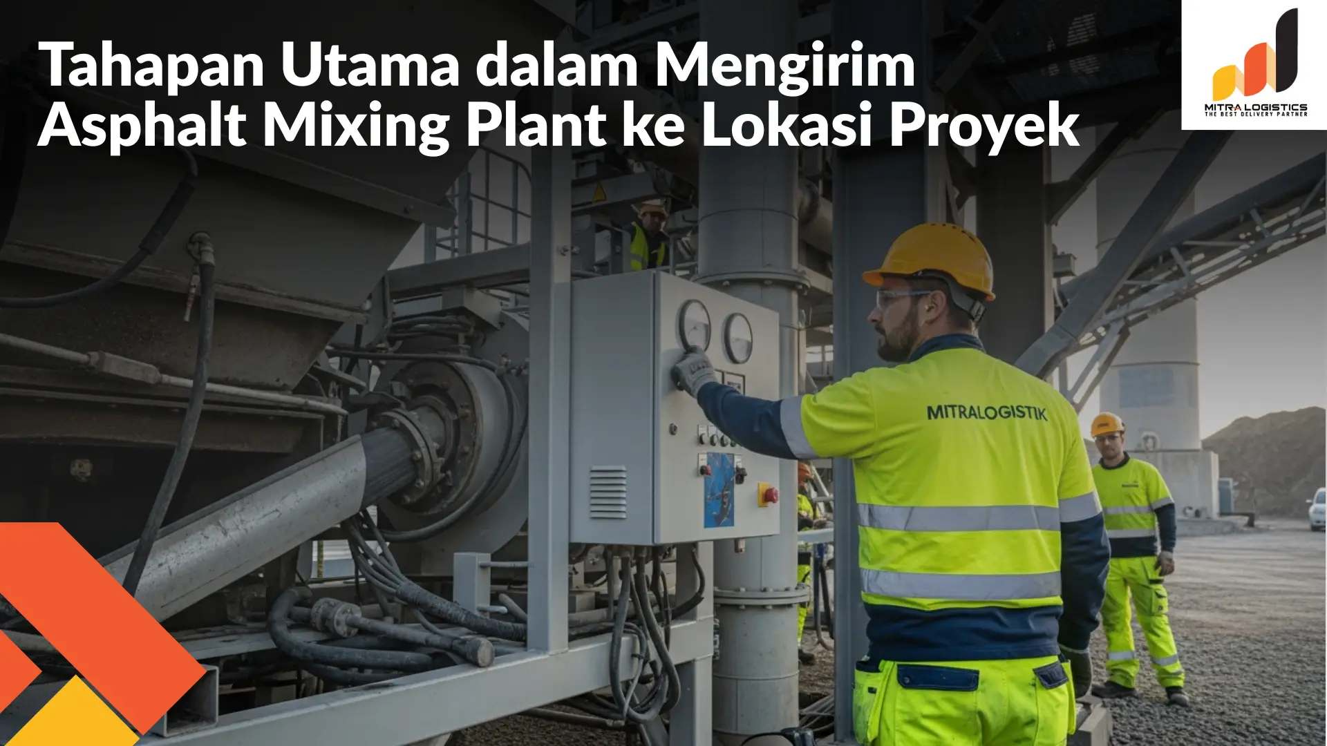 cara mengirim asphalt mixing plant