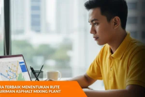 5 Cara Terbaik Menentukan Rute Pengiriman Asphalt Mixing Plant