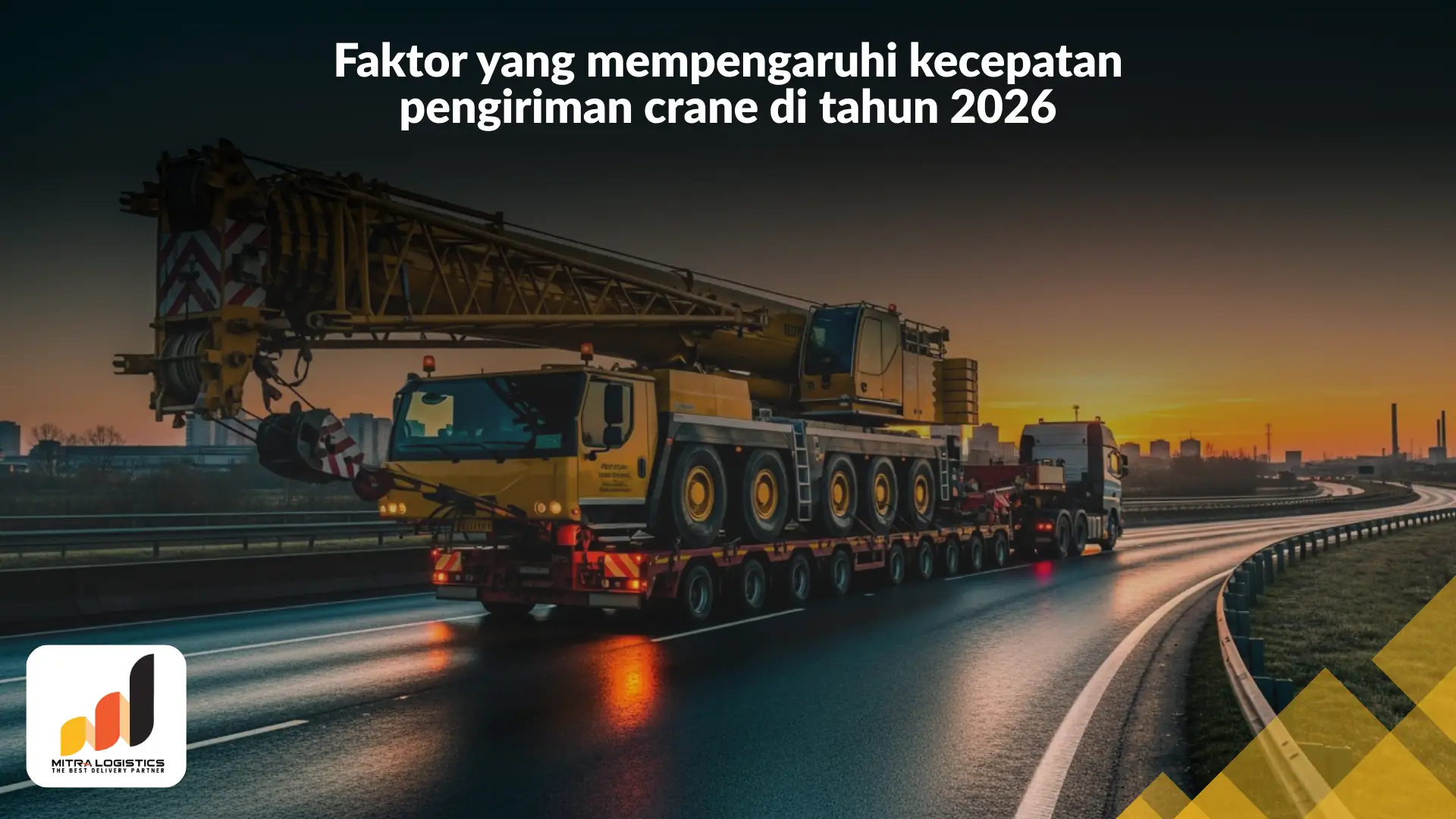 waktu pengiriman crane