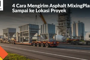 4 Cara Mengirim Asphalt Mixing Plant Sampai ke Lokasi Proyek
