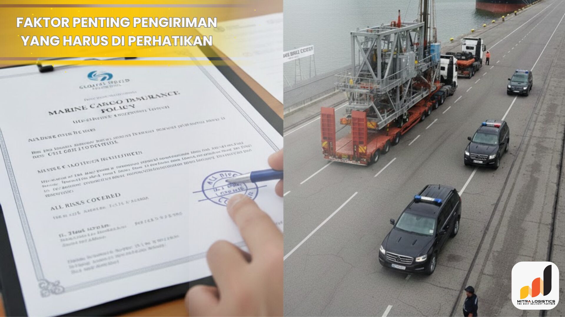 armada untuk pengiriman rig bor
