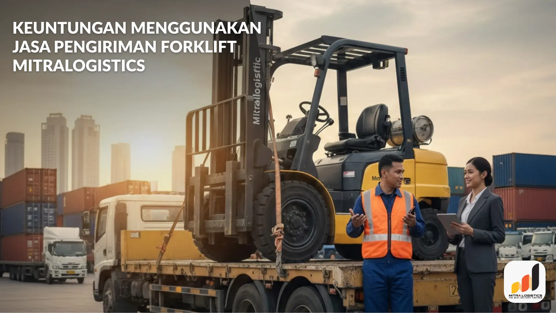 jasa pengiriman forklift
