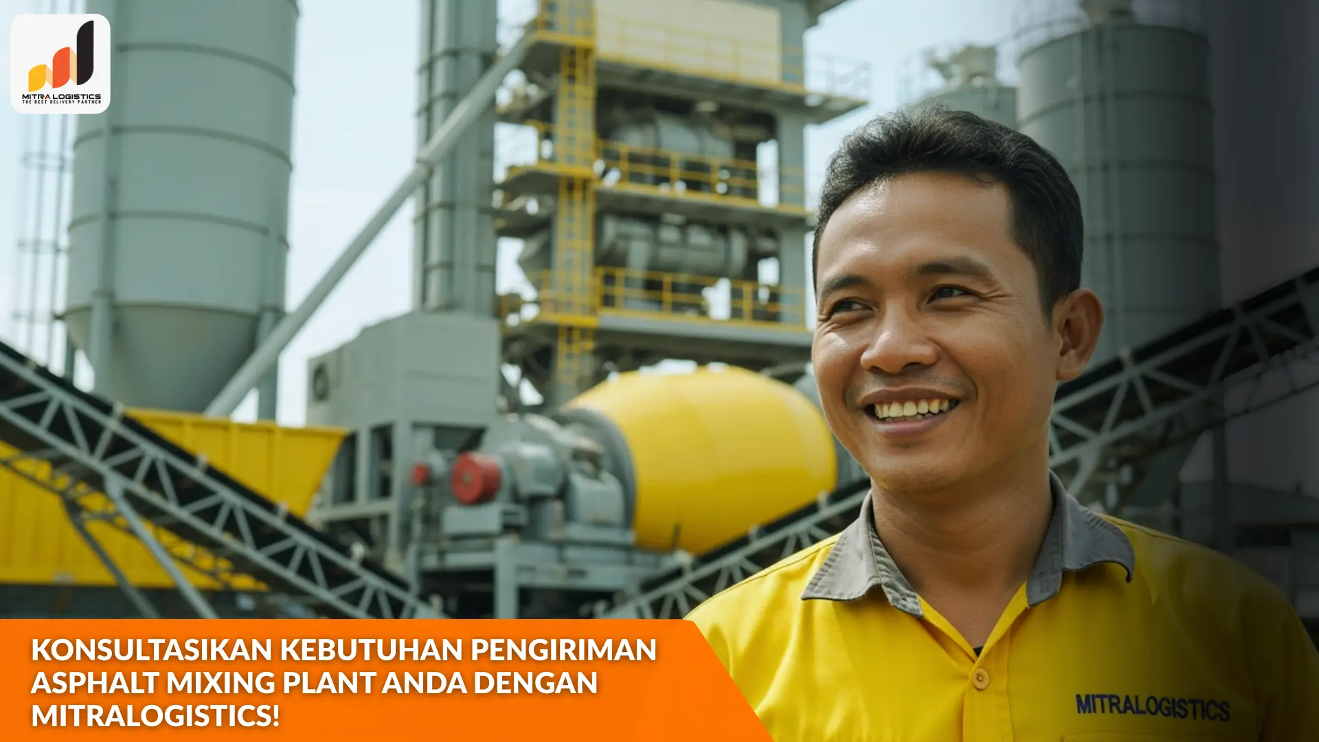 cara menentukan rute pengiriman asphalt mixing plant