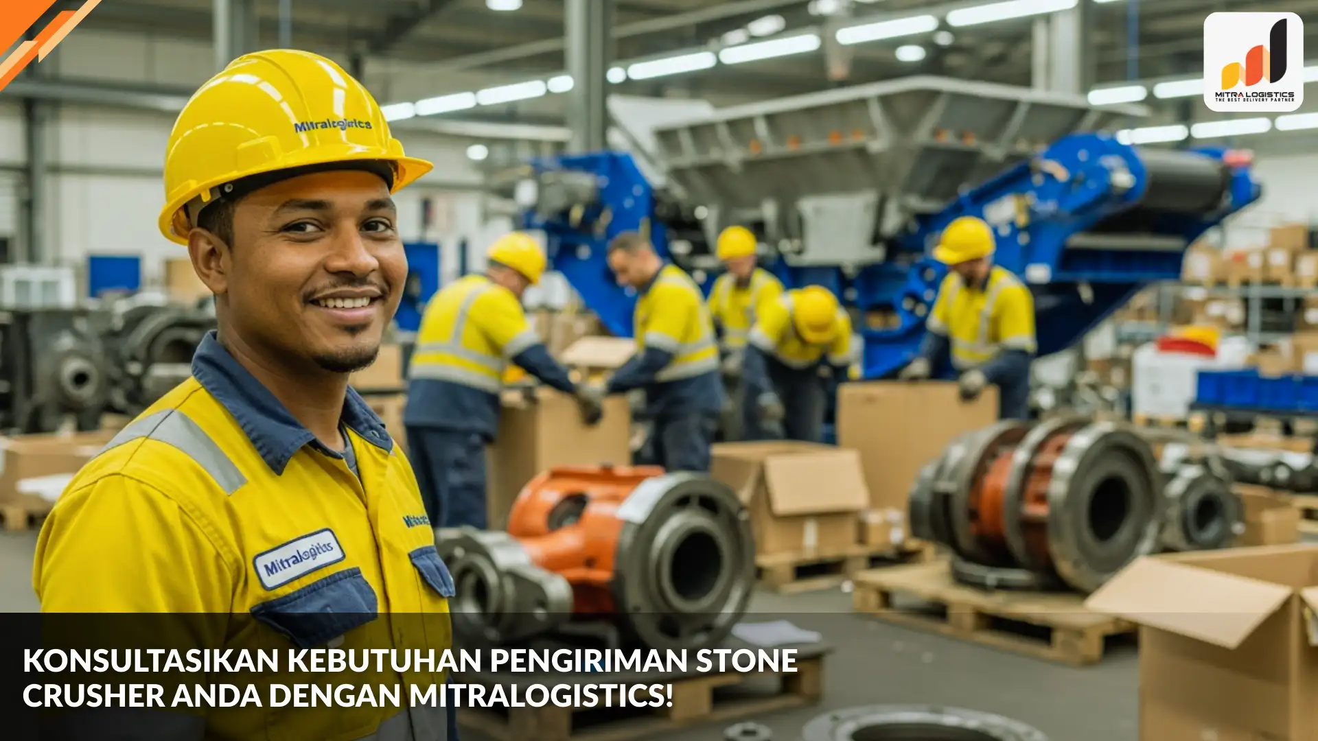 cara menentukan rute pengiriman stone crusher