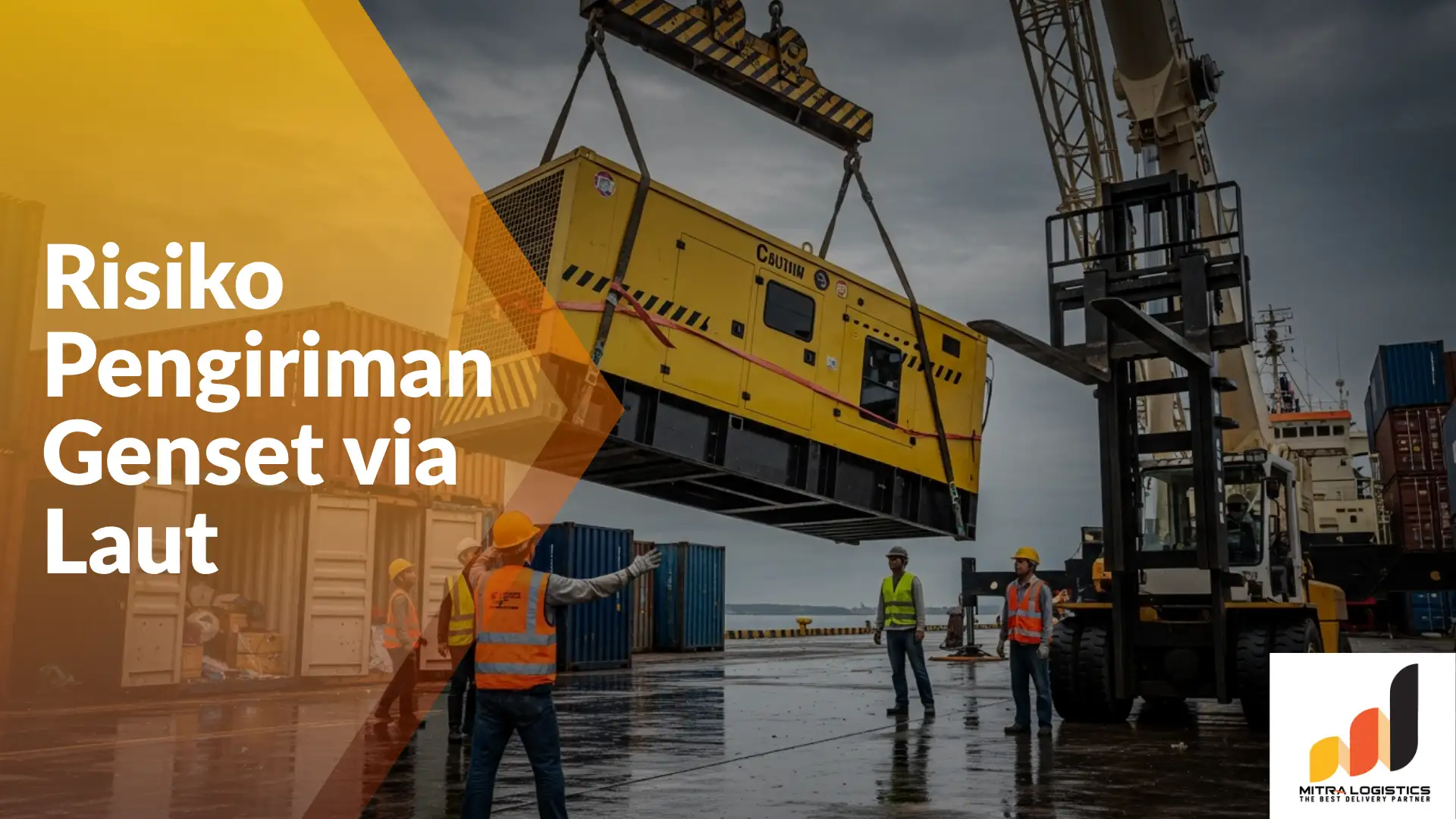 kirim genset darat dan laut