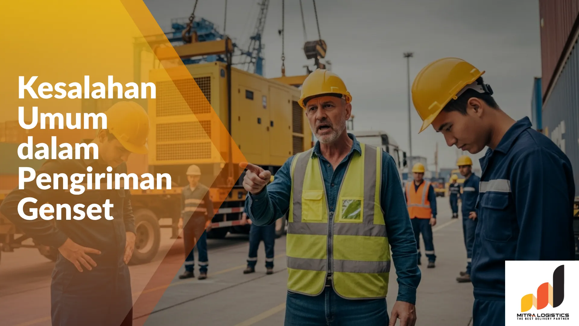 kirim genset darat dan laut