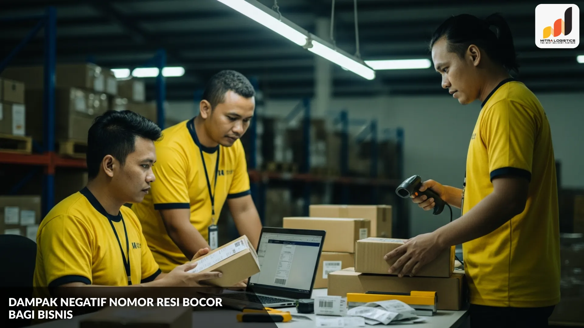 kenapa nomor resi bisa bocor