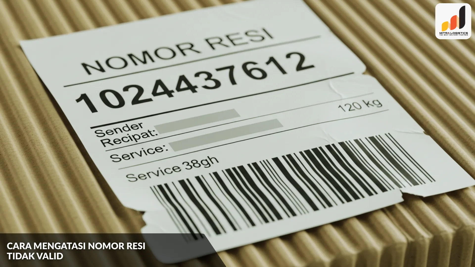 kenapa nomor resi tidak valid