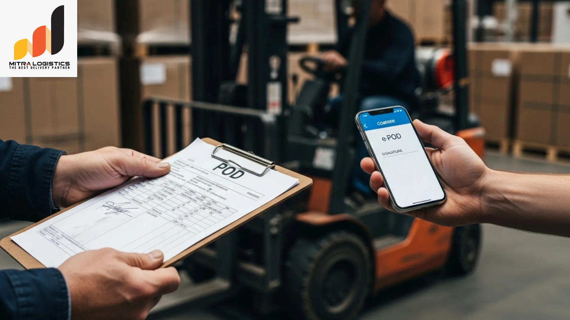 POD pengiriman barang industri