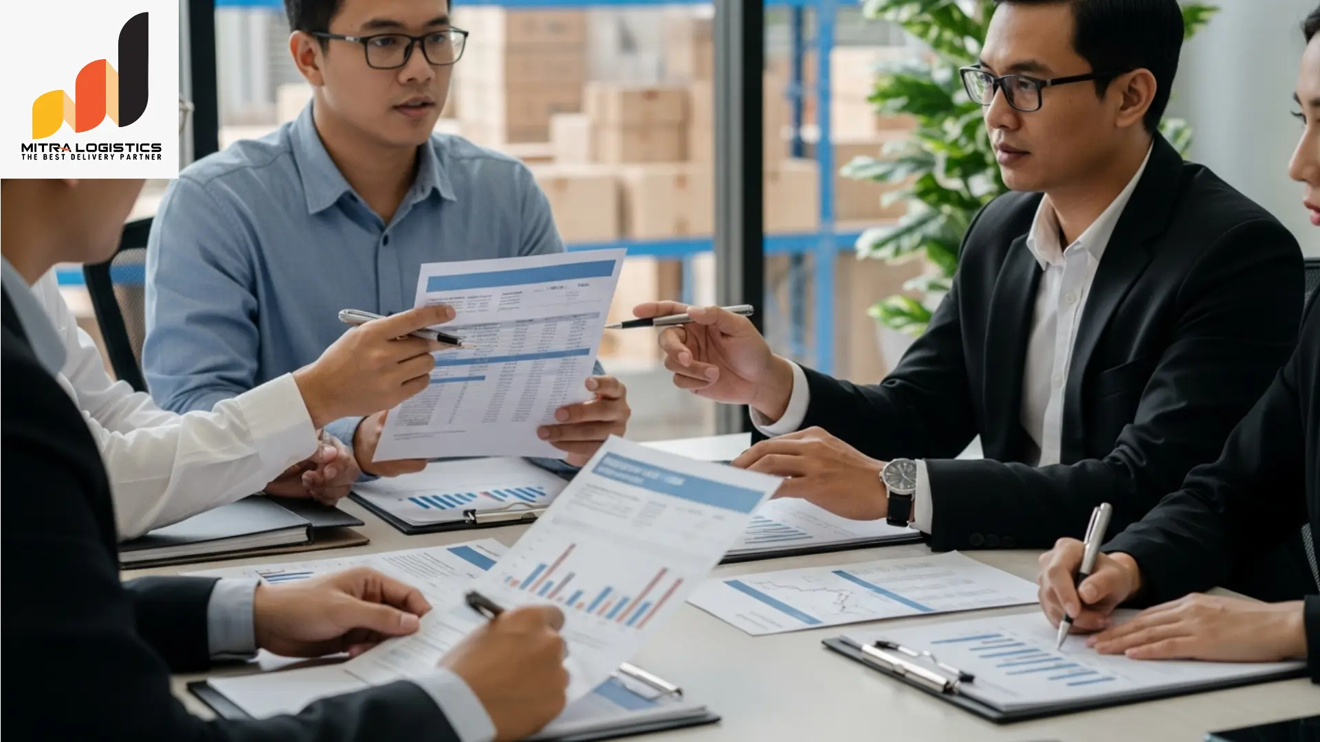 budget logistik tahunan manufaktur distribusi
