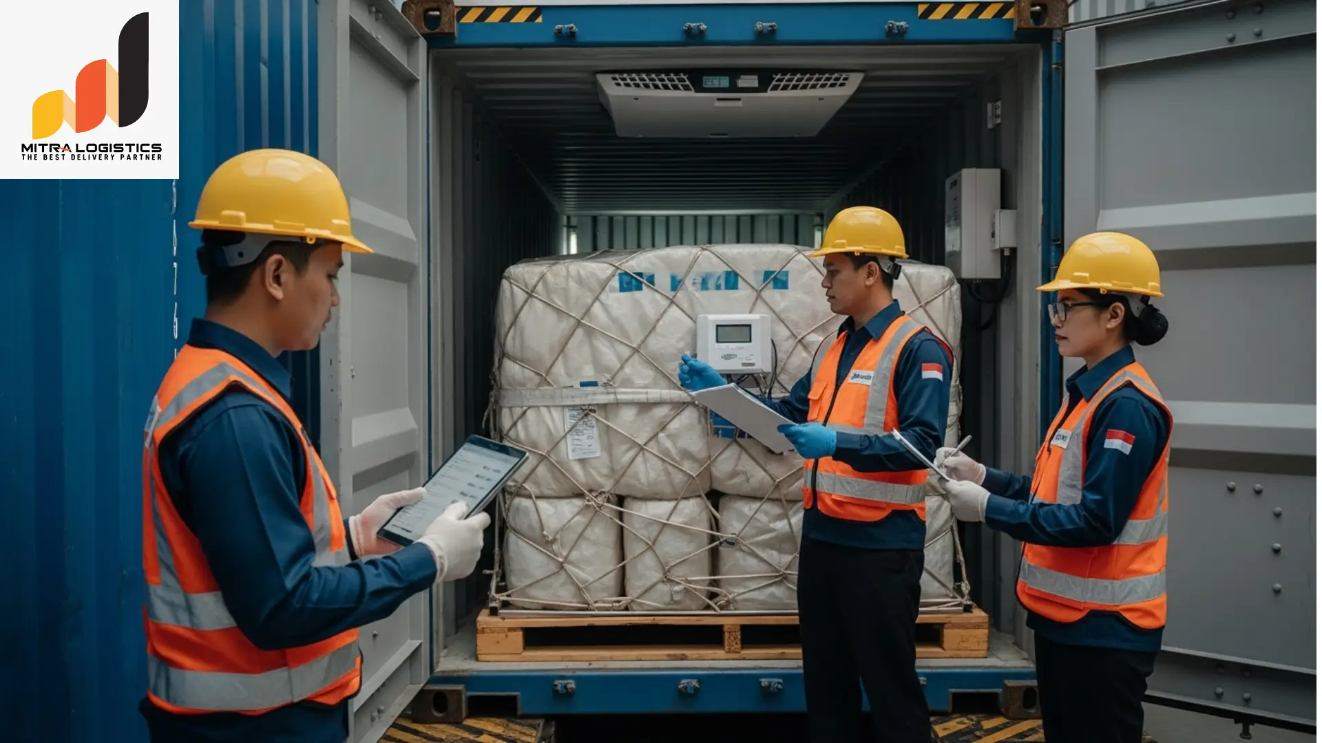 reefer container cold chain logistics indonesia