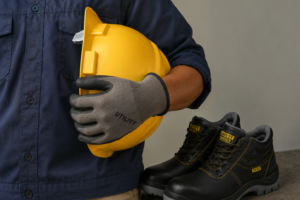 Jasa kirim Sepatu Safety dan Sarung Tangan Safety ke Lokasi Industri