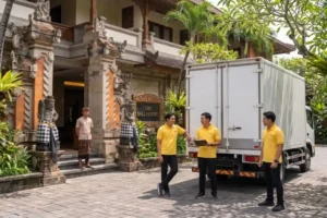 Logistik Pengiriman Material Bangunan (Granit, Keramik, Sanitari) untuk Proyek Hotel di Bali