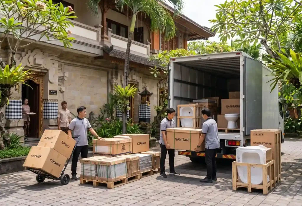 Logistik Pengiriman Material Bangunan